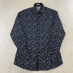 Le Chateau Men's M Tailored Fit 16-16 1/2 Rose Vineyard Button Up Dress Shirt